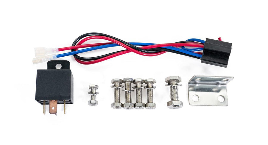 Everything included with the PsychoBlasters V2 Horn Kit