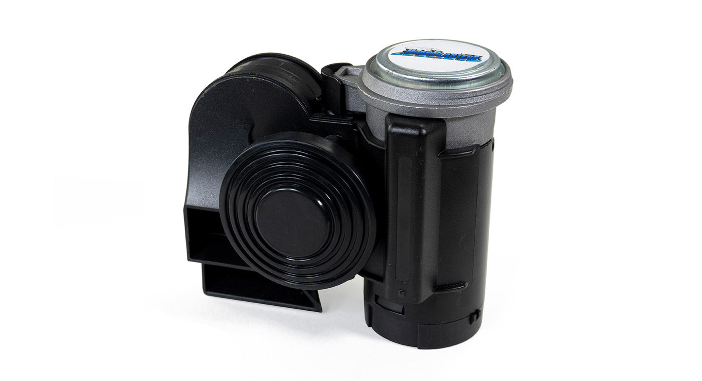 Black Compact Motorcycle Electric Air Horn