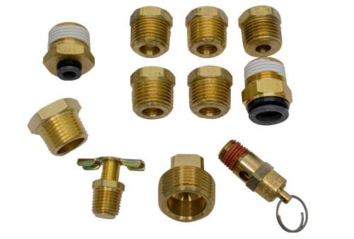Vixen Horns VXK9804 Onboard Train/Air Horn Tank Installation Fittings Kit With Drain & Safety Valve
