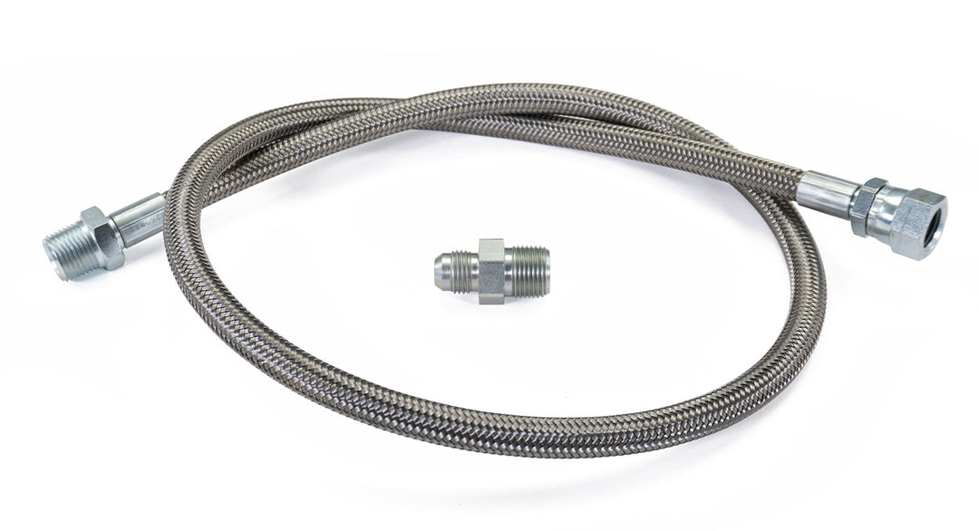 Oasis Heavy-Duty 36" 3/8" Stainless Steel Braided Leader Hose 