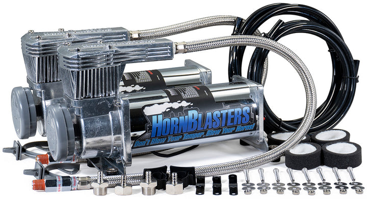 HornBlasters Dual HB-1NM Air Compressors DC-1C