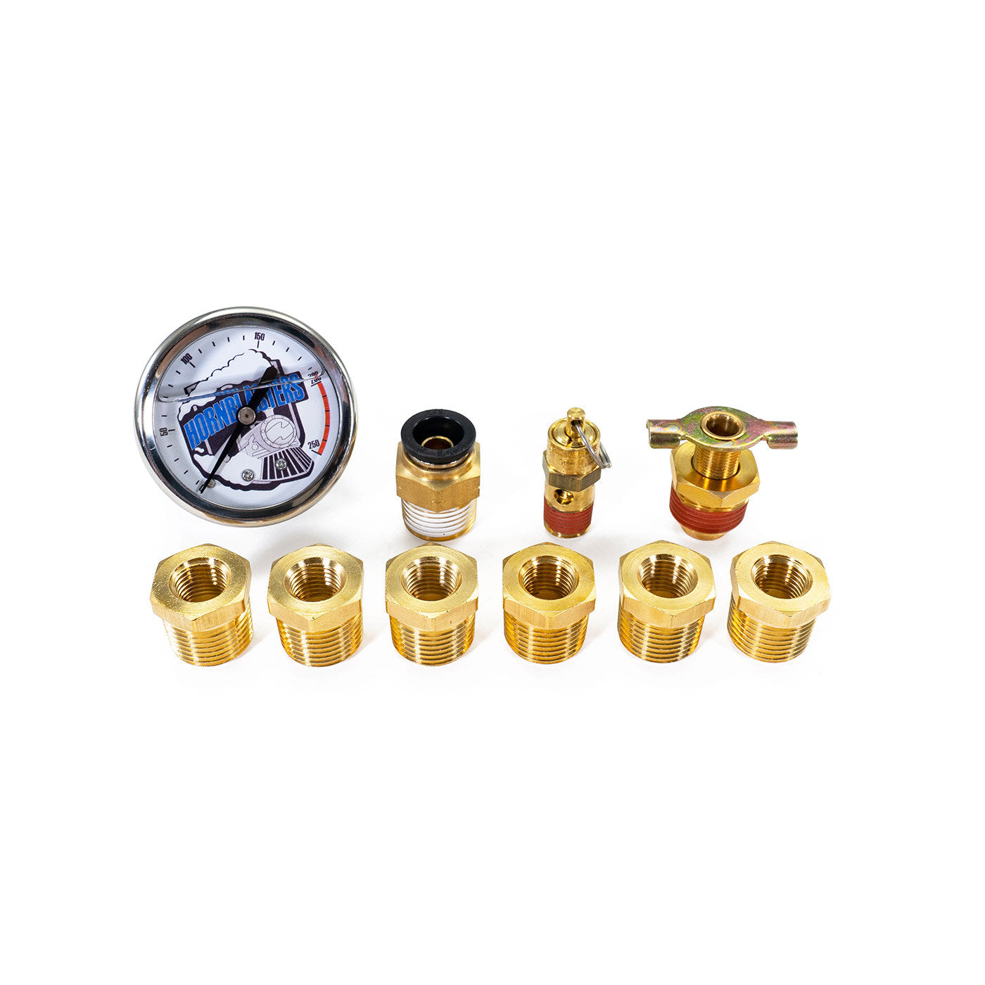 HornBlasters Juego de accesorios para compresores triples de 1/4 "de 12 galones