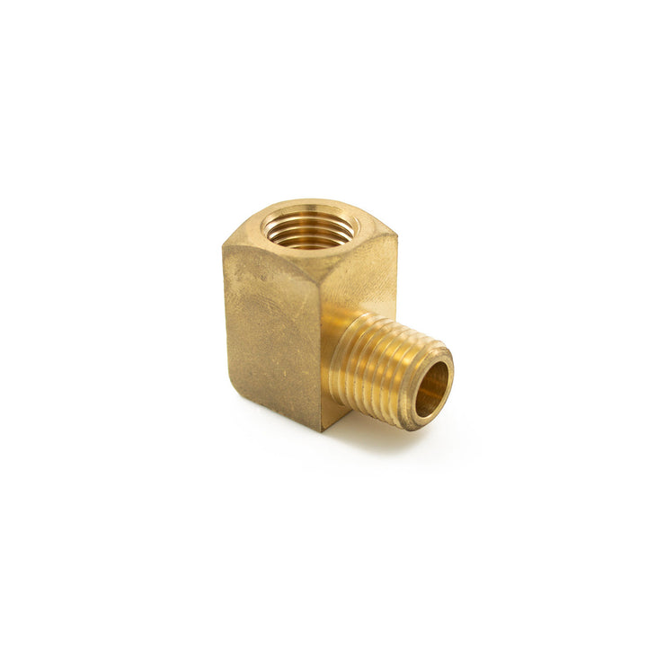Codo de conexión de NPT macho de 1/4" a NPT hembra de 1/4"