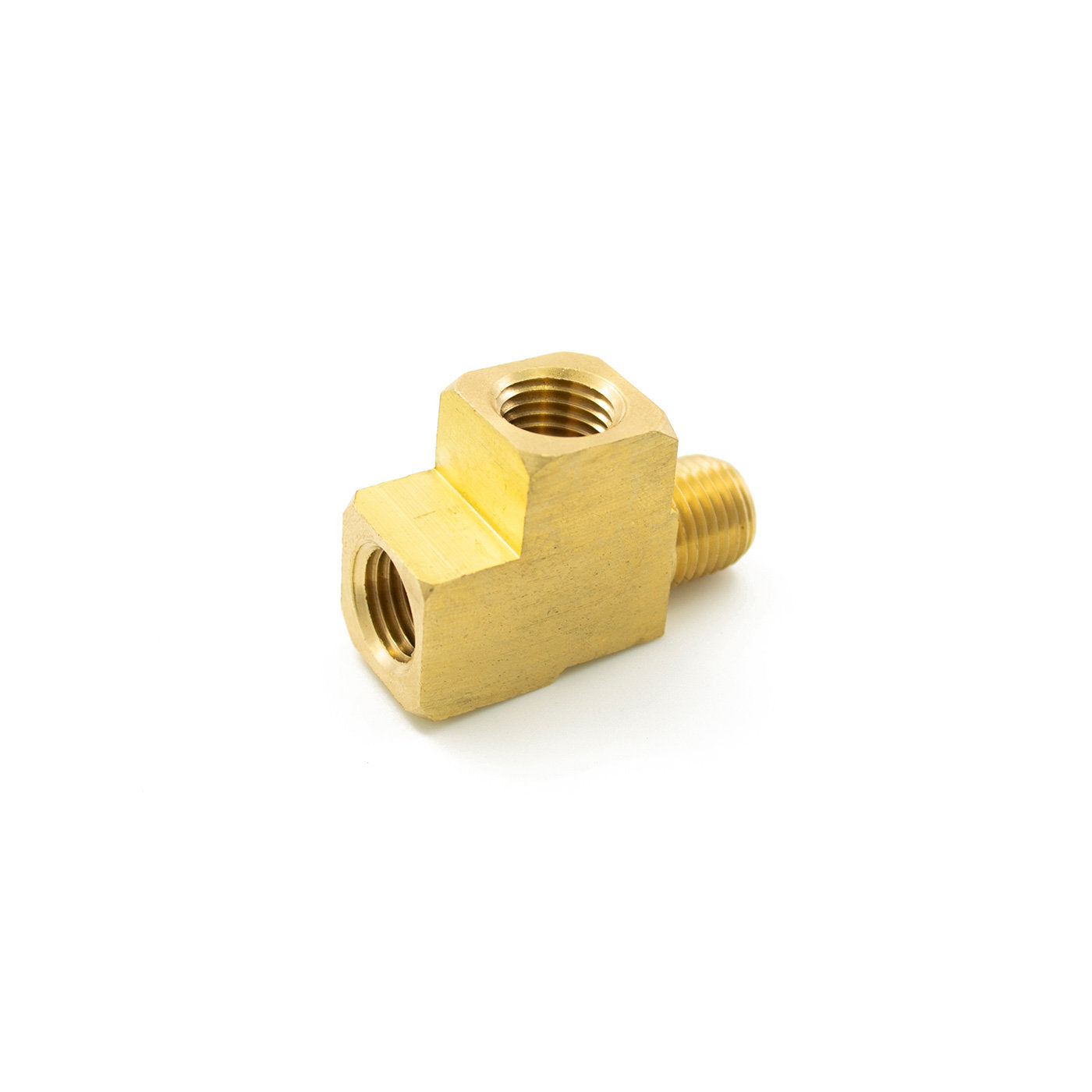Conexión en T de latón de 1/4 "NPT