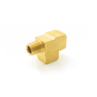 1/4" NPT Brass Run Tee Fitting