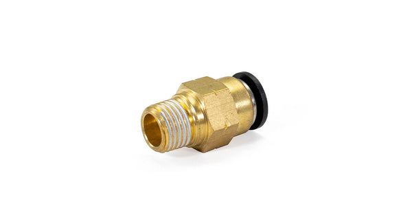 3/8 ID Hose Barb X 1/8 Male NPT Brass Fuel Line Fitting - 12 Volt