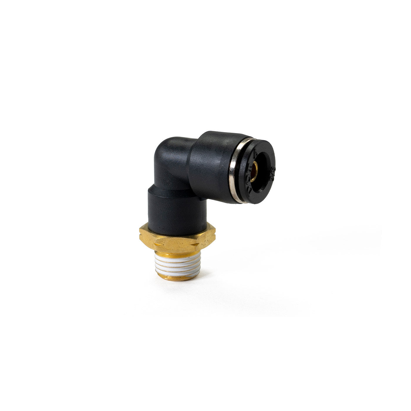 Codo macho de 1/4 "NPT a 3/8" PTC