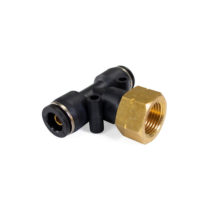 3/8" Female NPT to 3/8" PTC Union Tee