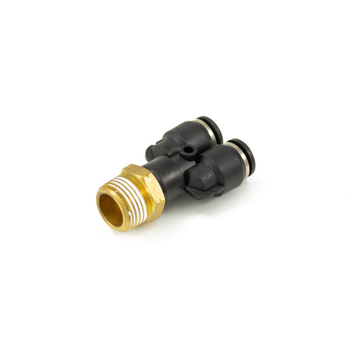 NPT macho de 3/8" a PTC de 2 5/16" (balancín de 2 vías)