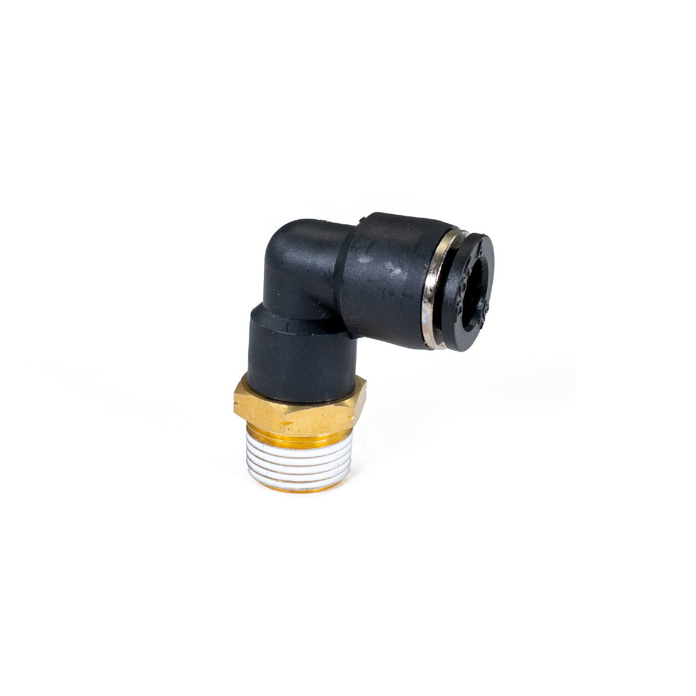Codo de 3/8 "NPT a 3/8" PTC