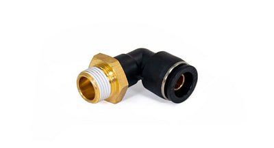 3/8" Male BSPT to 1/2" PTC Elbow Fitting