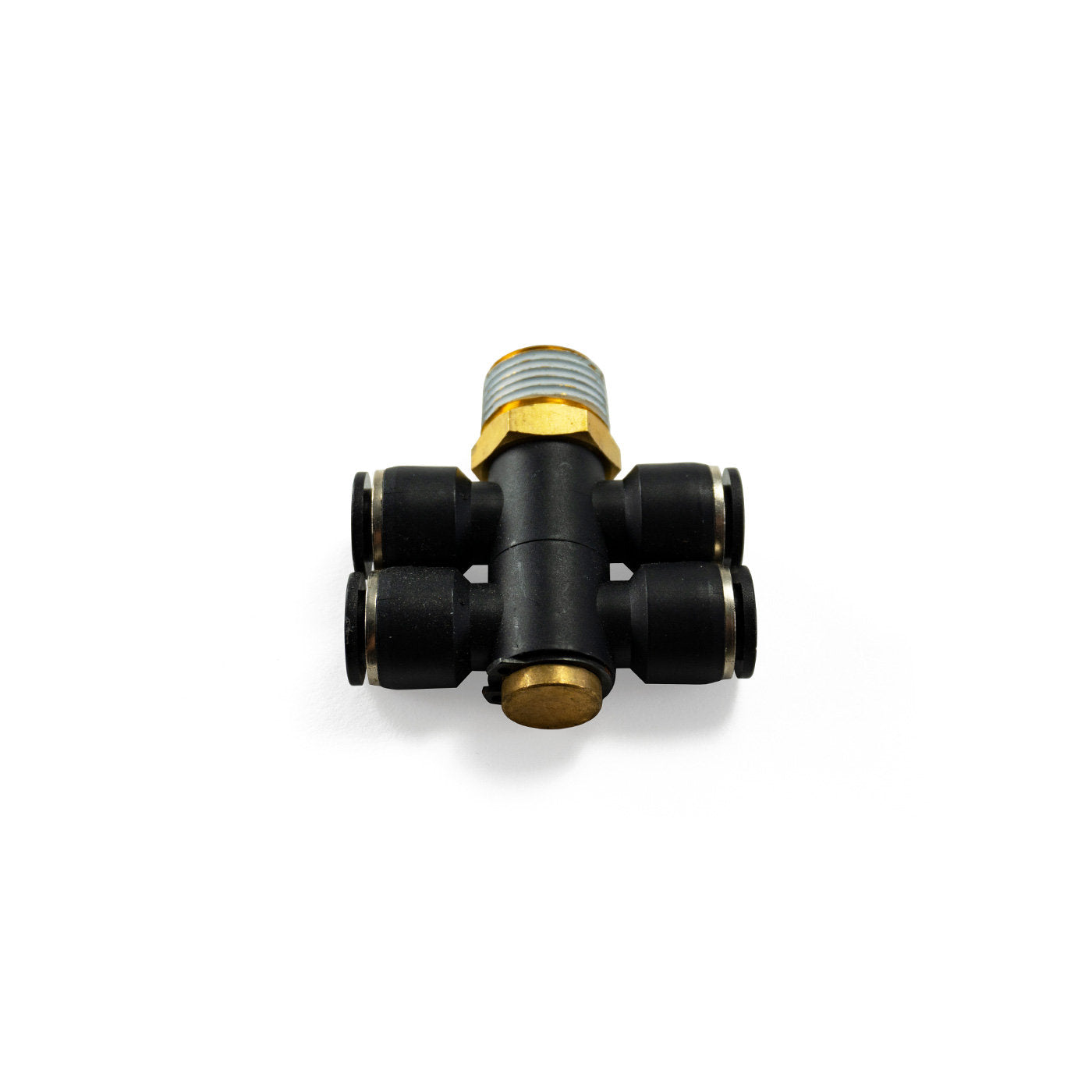 1/2" Male NPT to 3/8" PTC 4-Way