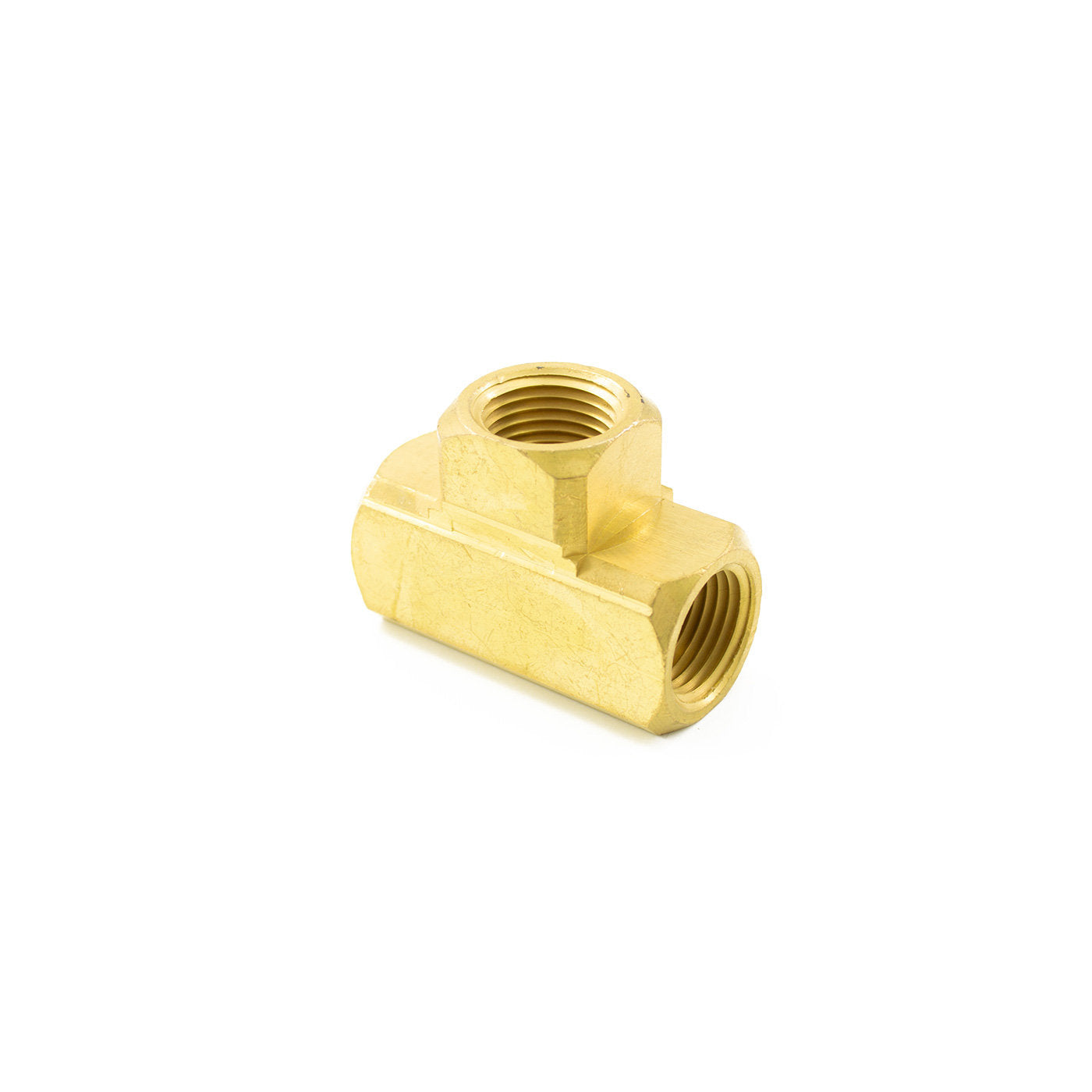 1/2" NPT Brass Tee Fitting