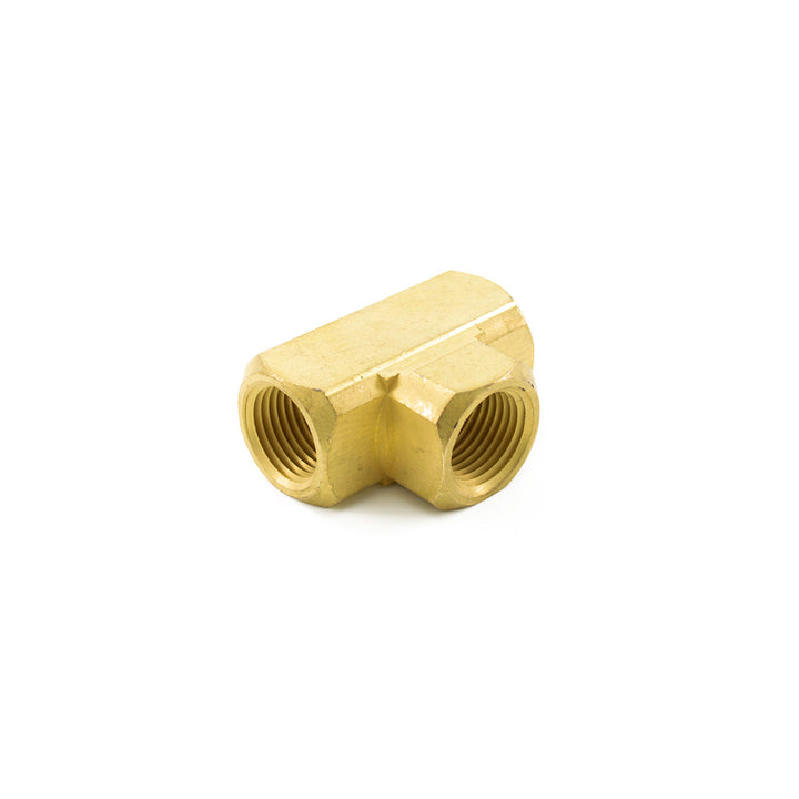 Conector en T de latón NPT de 1/2"