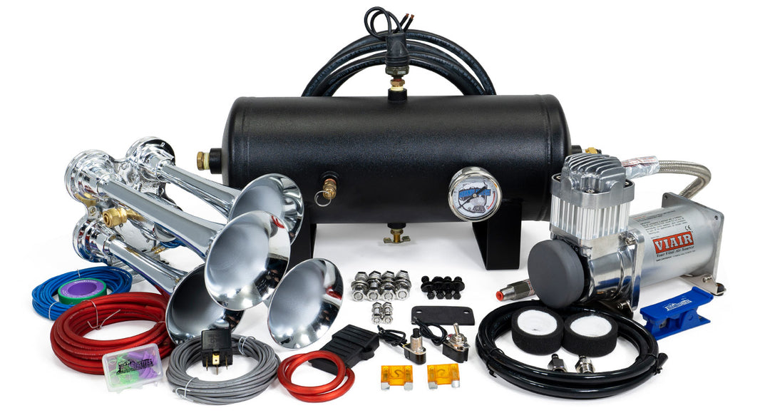 HornBlasters Bullet 232 24-Volt Air Horn Kit 