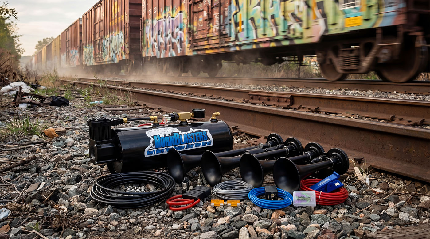 4-Chime 3-Liter Air Horn Kit