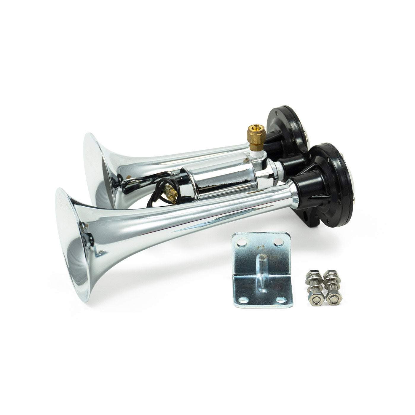 HornBlasters Spocker Air Horn | Dual Chime Chrome | HornBlasters