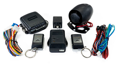 HornBlasters 4 Channel Car Alarm with Flip Remote