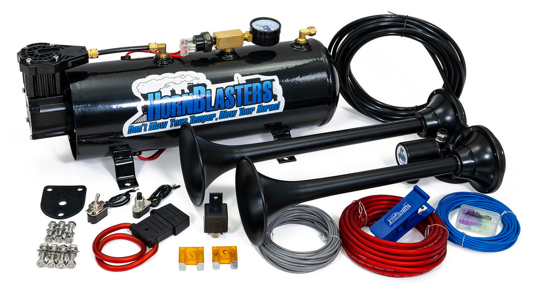 HornBlasters 2-Chime 3-Liter Air Horn Kit 