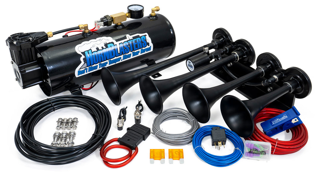 HornBlasters 4-Chime 3-Liter Air Horn Kit 