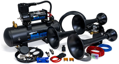 Outlaw 228H Train Horn Kit with Outlaw Black Train Horn & Onboard Air System (HK-C3B-228H)