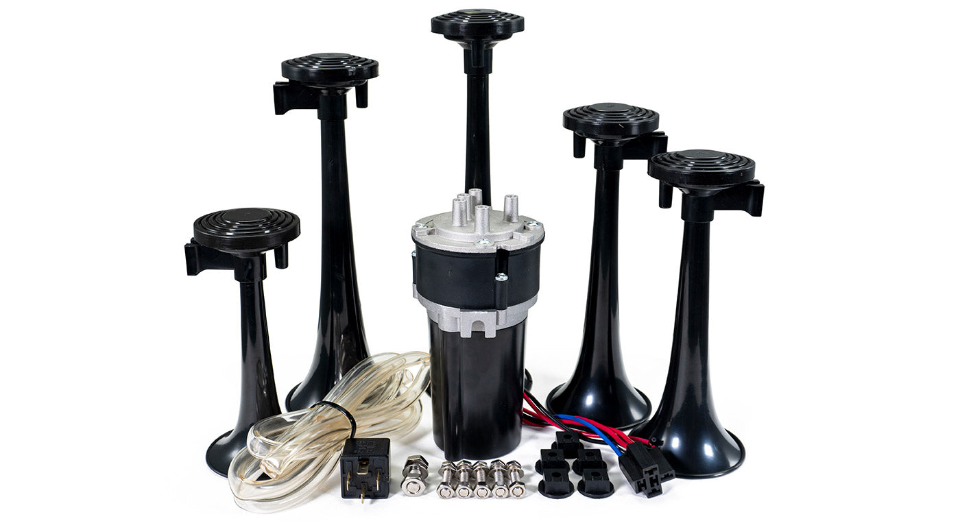 Autotecnica Horn - La Cucaracha - Musical Air Horn 12v - 5 X Horns INC - Foto 10