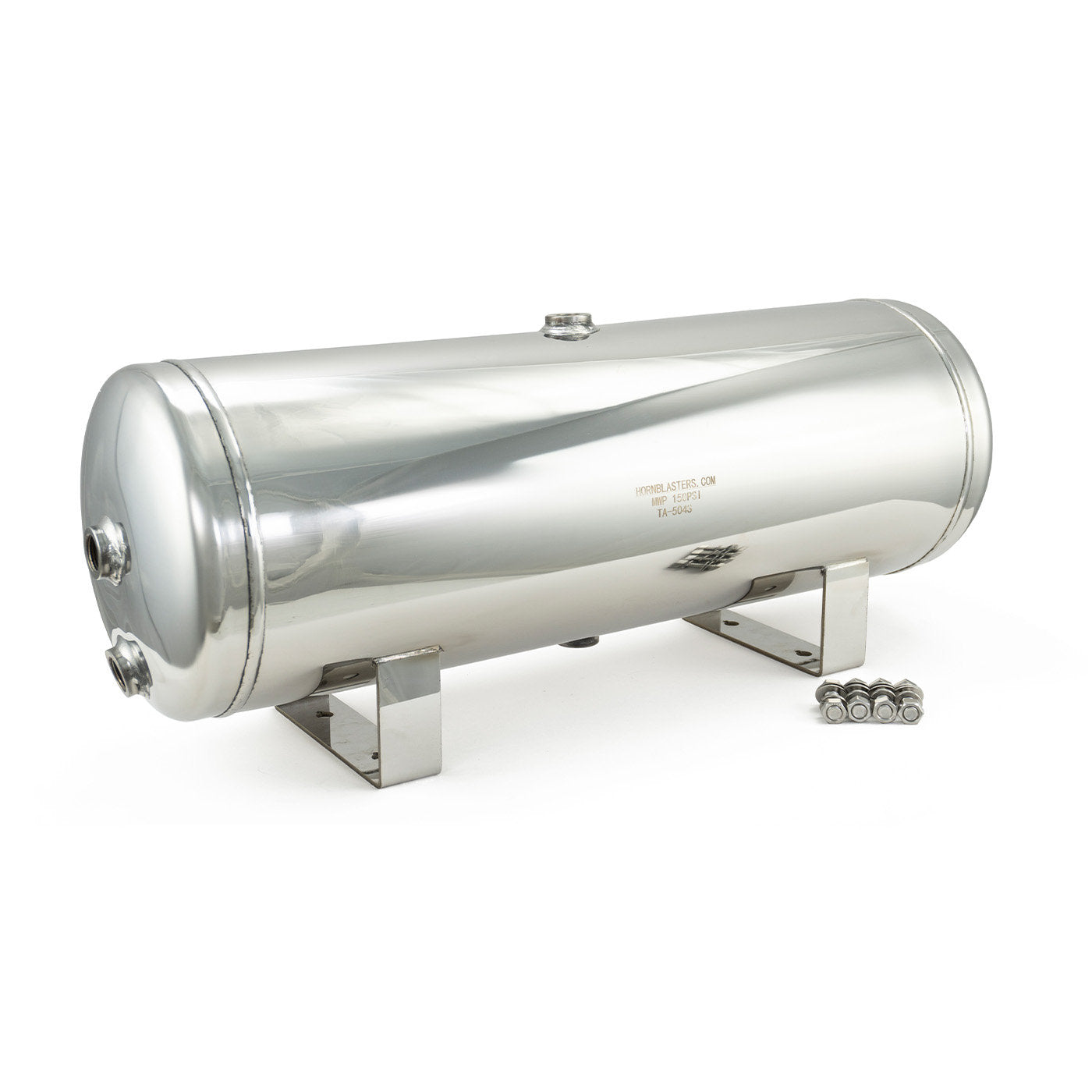 Réservoir d'air à 5 ports en acier inoxydable de 5 gallons
