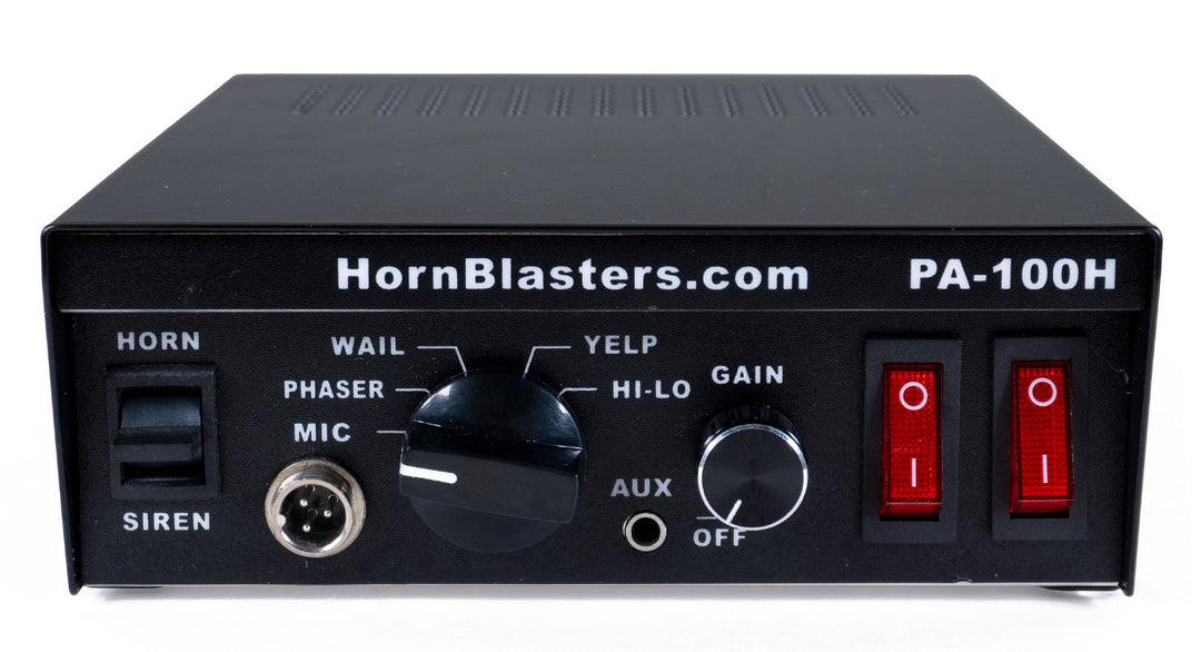 HornBlasters 100 Watt Public Address with Sirens (Gen 3) 