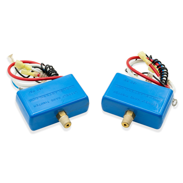 Dual Weatherproof Pressure Switches with Built-In Relay