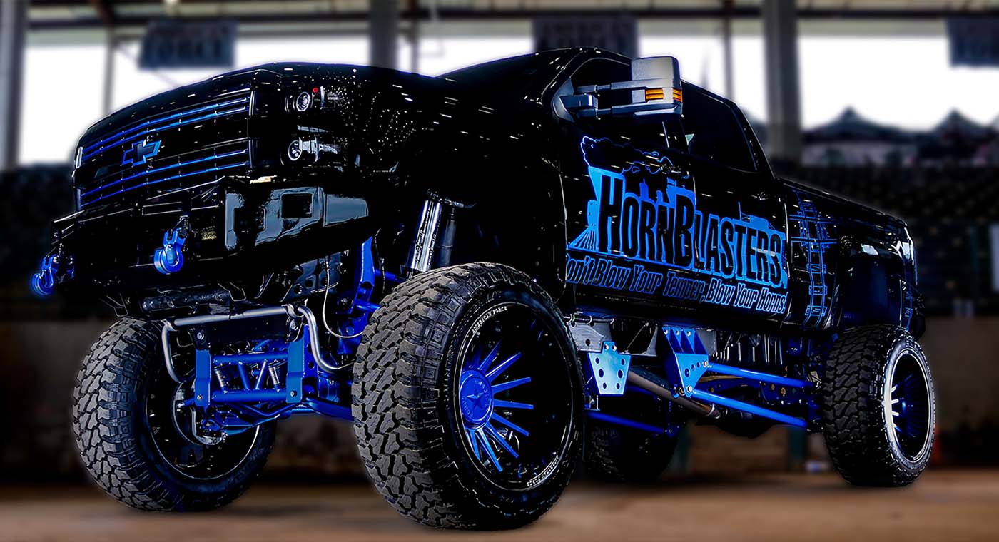 Door to Door Vinyl HornBlasters Train Logo