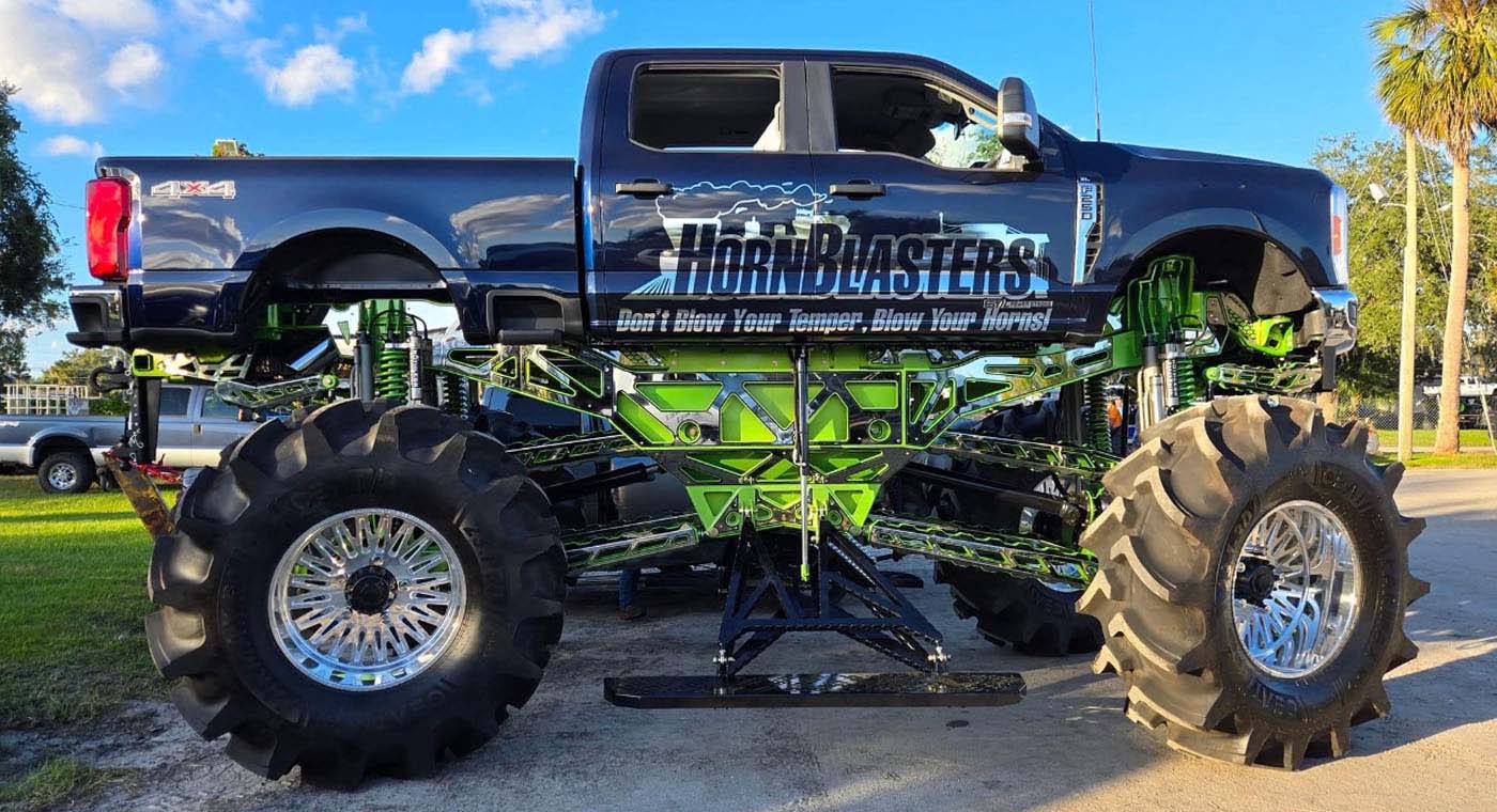 Door to Door Vinyl HornBlasters Train Logo