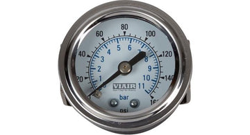 Viair Viair 160 PSI 1.5" Single Needle Air Gauge - (90084 / 90085) GA-V1-160