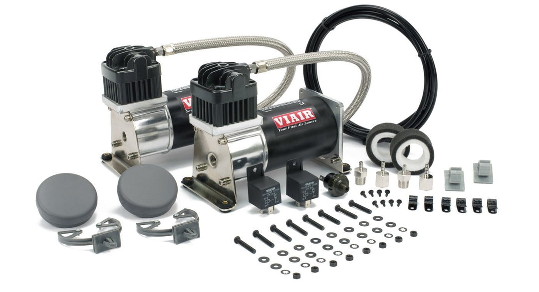 Viair Viair Dual 280C Black & Silver Air Compressor Kit 