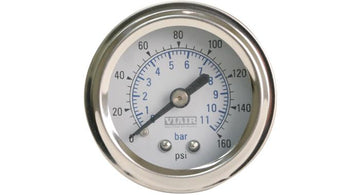 Viair Viair 160 PSI 2" Single Needle Air Gauge - (90087 / 90088) GA-V2-160W