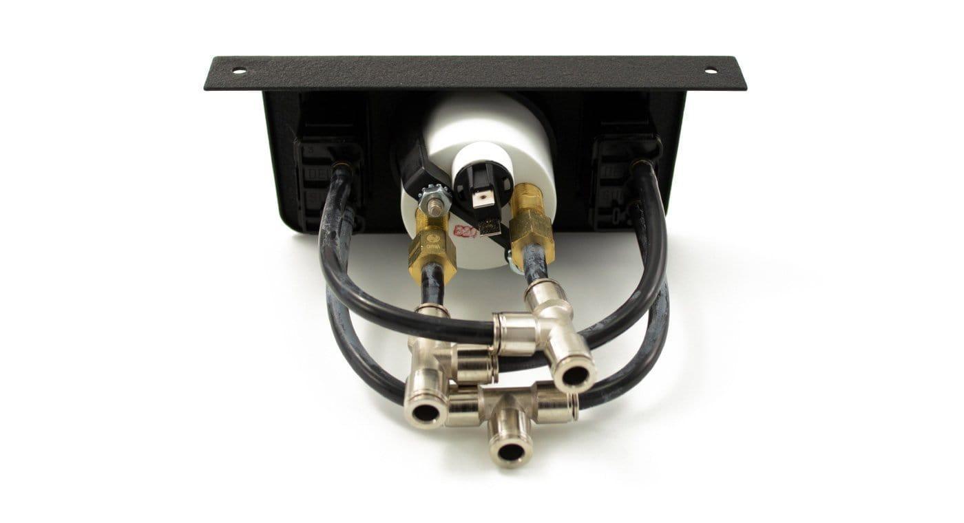 その他 Telehook Swing Arm Mount Air Lift 26229 Dual Needle Gauge Panel w/ Dual Paddle Switches