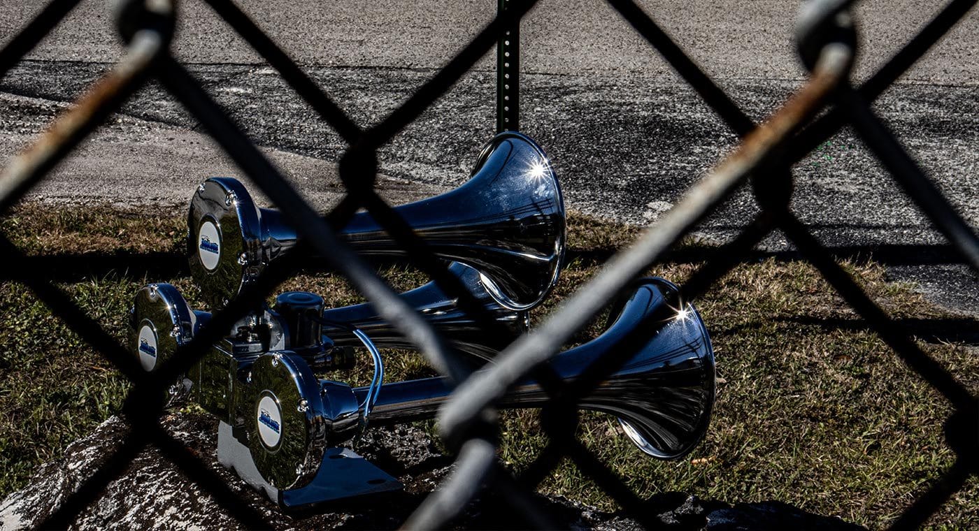 HornBlasters Outlaw Chrome Train Horn 