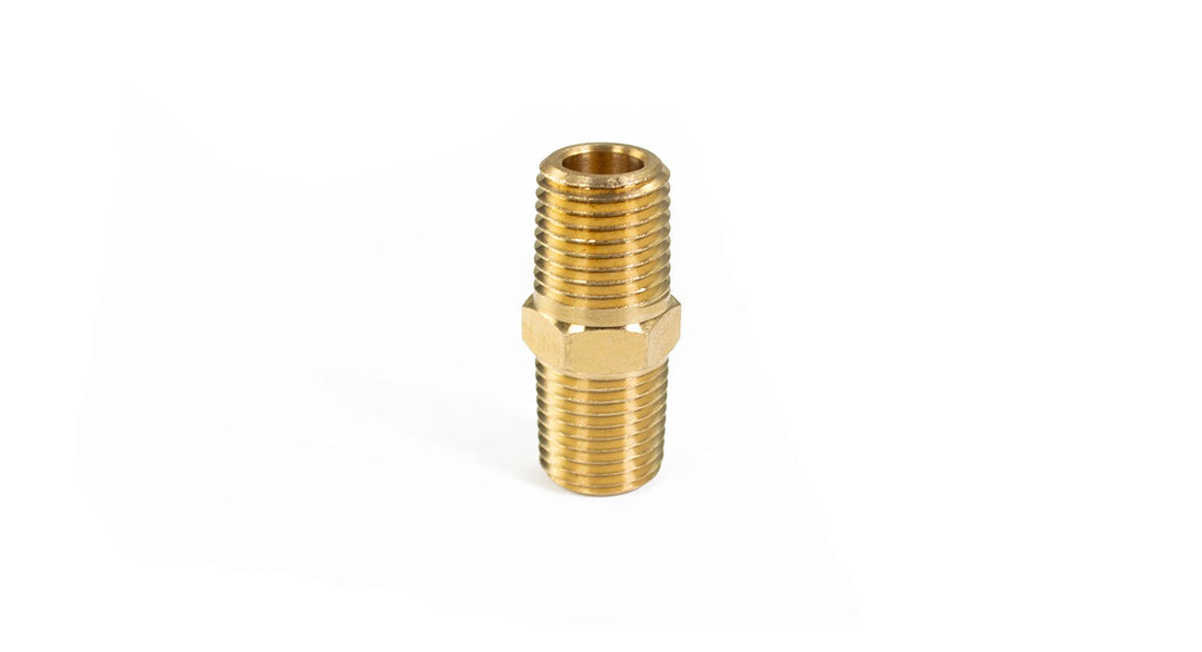 HornBlasters 1/4" Male NPT to 1/4" Male NPT Hex Nipple 