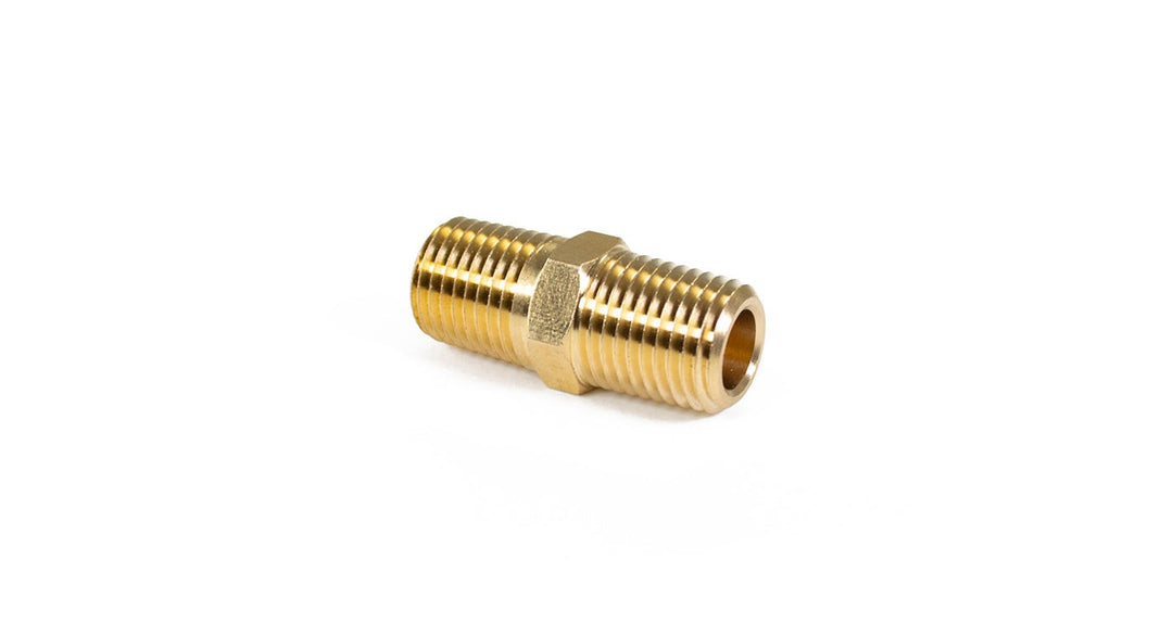 HornBlasters 1/4" Male NPT to 1/4" Male NPT Hex Nipple 