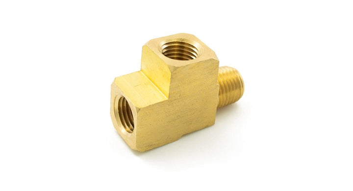 HornBlasters 1/4" NPT Brass Run Tee Fitting 