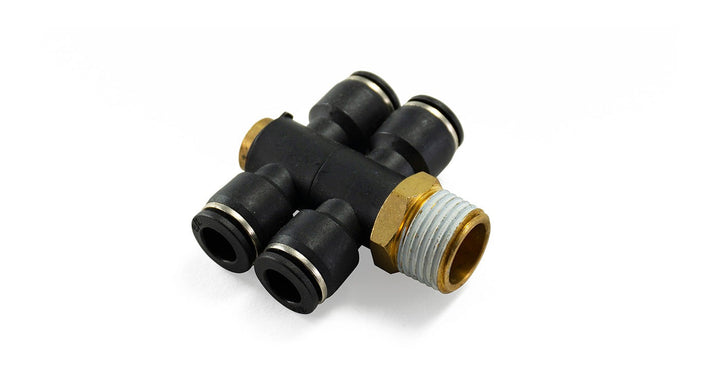 HornBlasters 1/2" Male NPT to 3/8" PTC 4-Way 