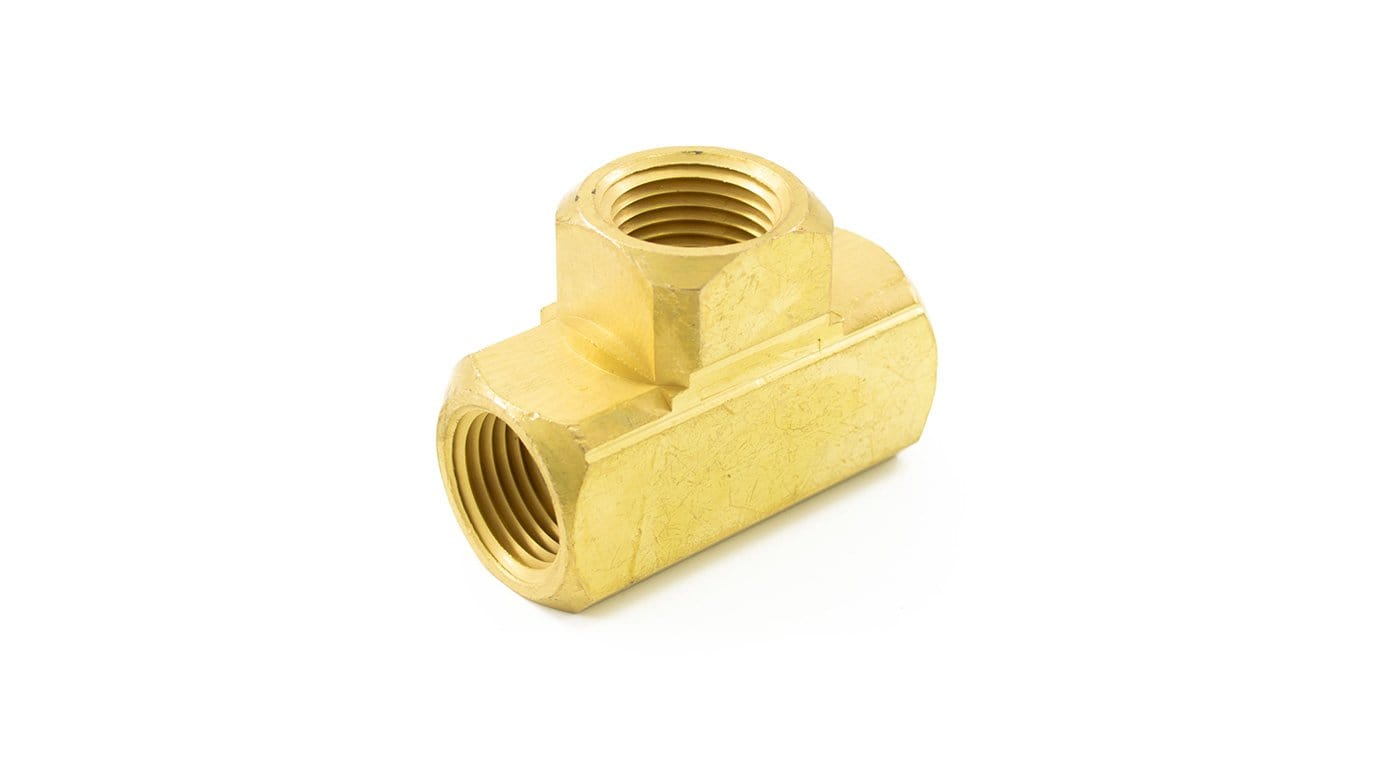 HornBlasters 1/2" NPT Brass Tee Fitting 