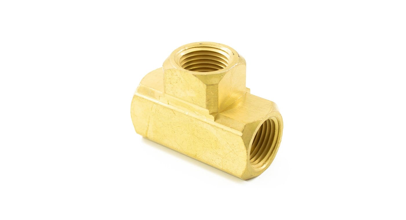 HornBlasters 1/2" NPT Brass Tee Fitting 