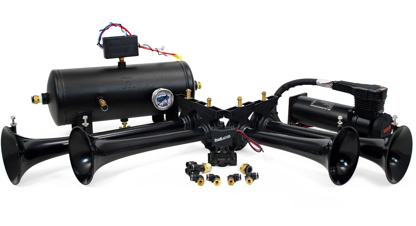 HornBlasters Conductor's Special 2485 Nightmare Edition Train Horn Kit 