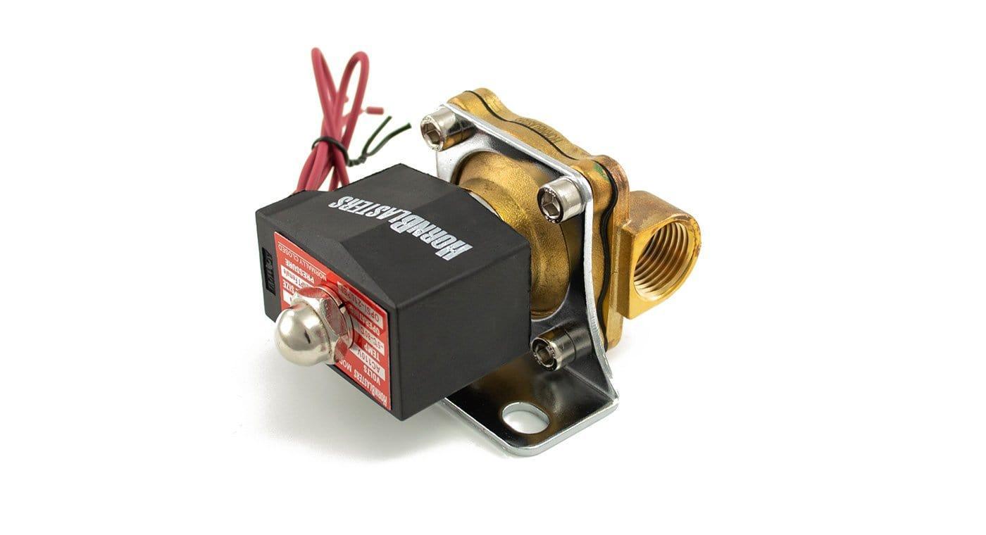 HornBlasters HornBlasters Brass 1/2" 110 Volt Electric Air Valve 