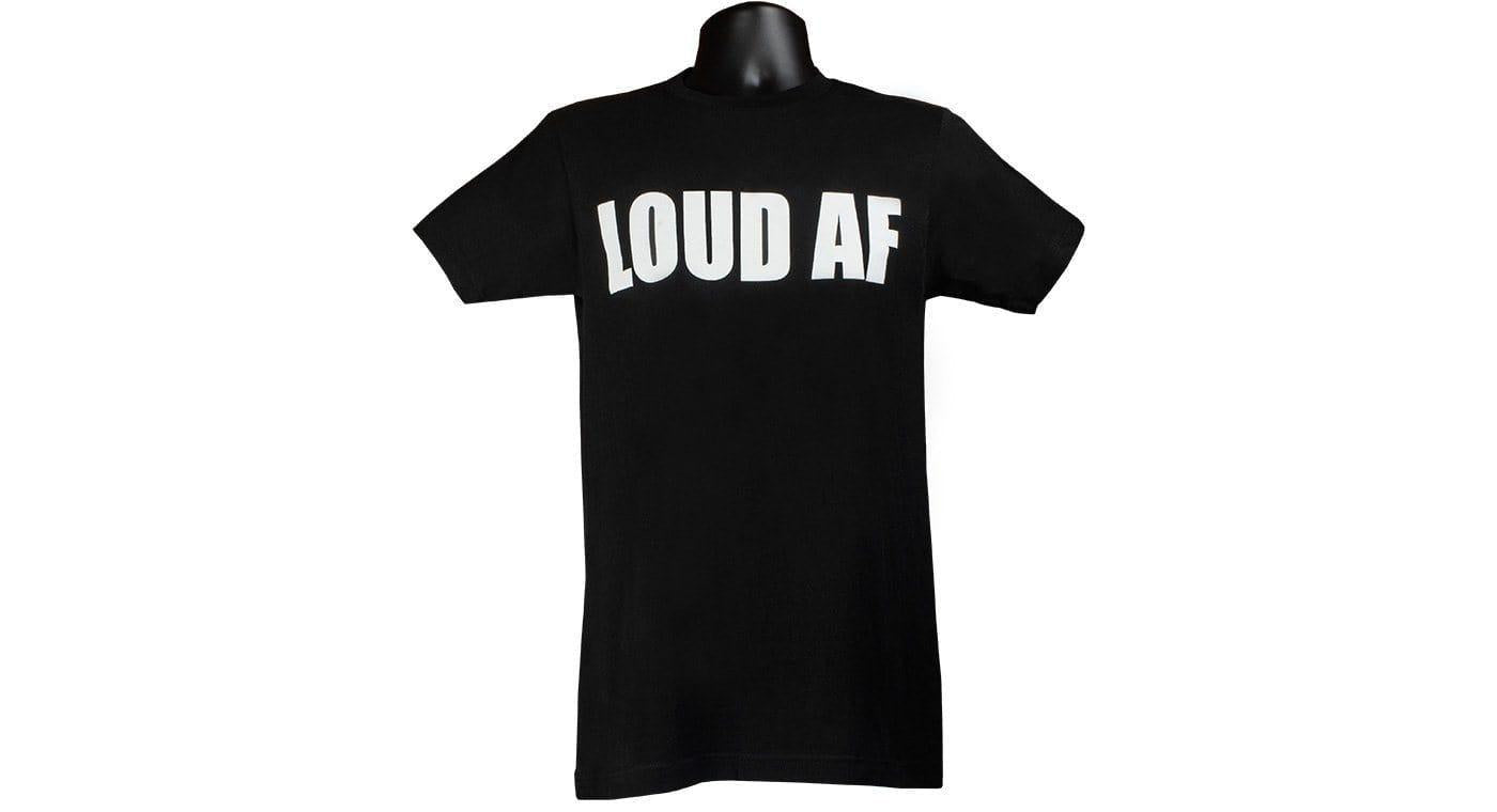 LOUD AF Black T-Shirt | HornBlasters