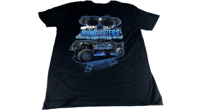 HornBlasters Black HornBlasters Truck T-Shirt 