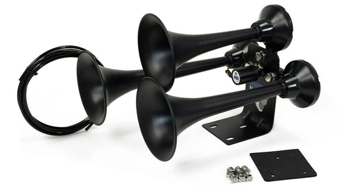 HornBlasters Mini Outlaw Black Train Horn AH-MC3B