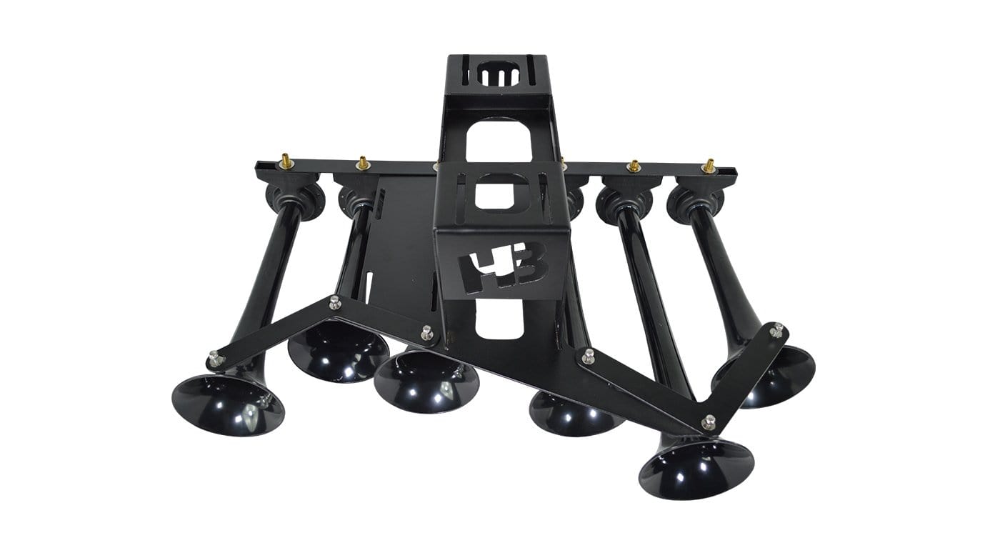 HornBlasters Shocker S6 Upgrade Extensions for Spare Tire Delete Brackets 