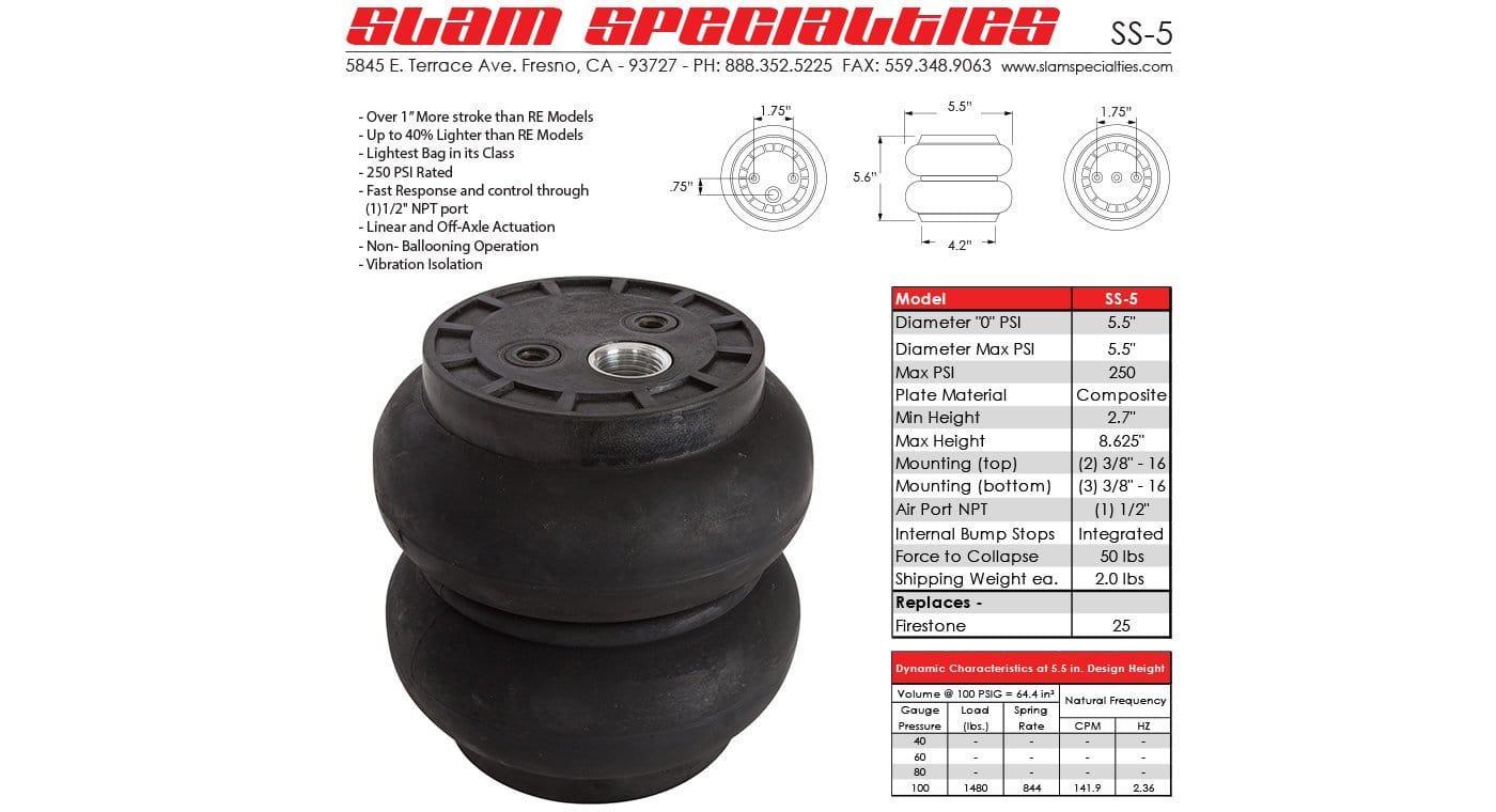Slam Specialties Slam Specialties SS-5 Composite Air Bag 