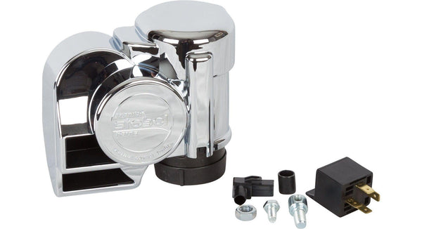 Stebel Chrome Nautilus Compact Tuning Electric Air Horn